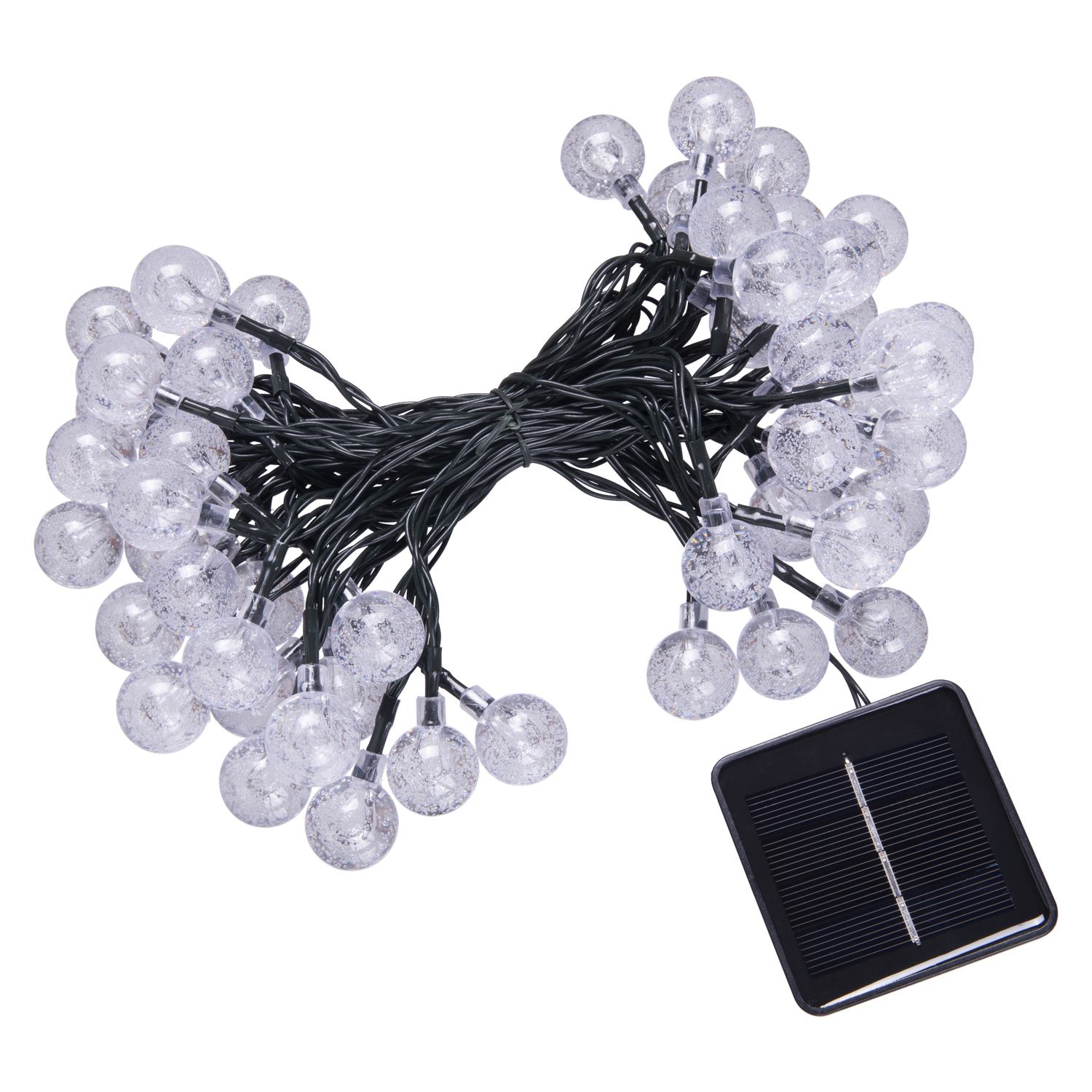 Solar bubble String Lights, 24.6FT 50 LED waterproof Fairy String Lights 